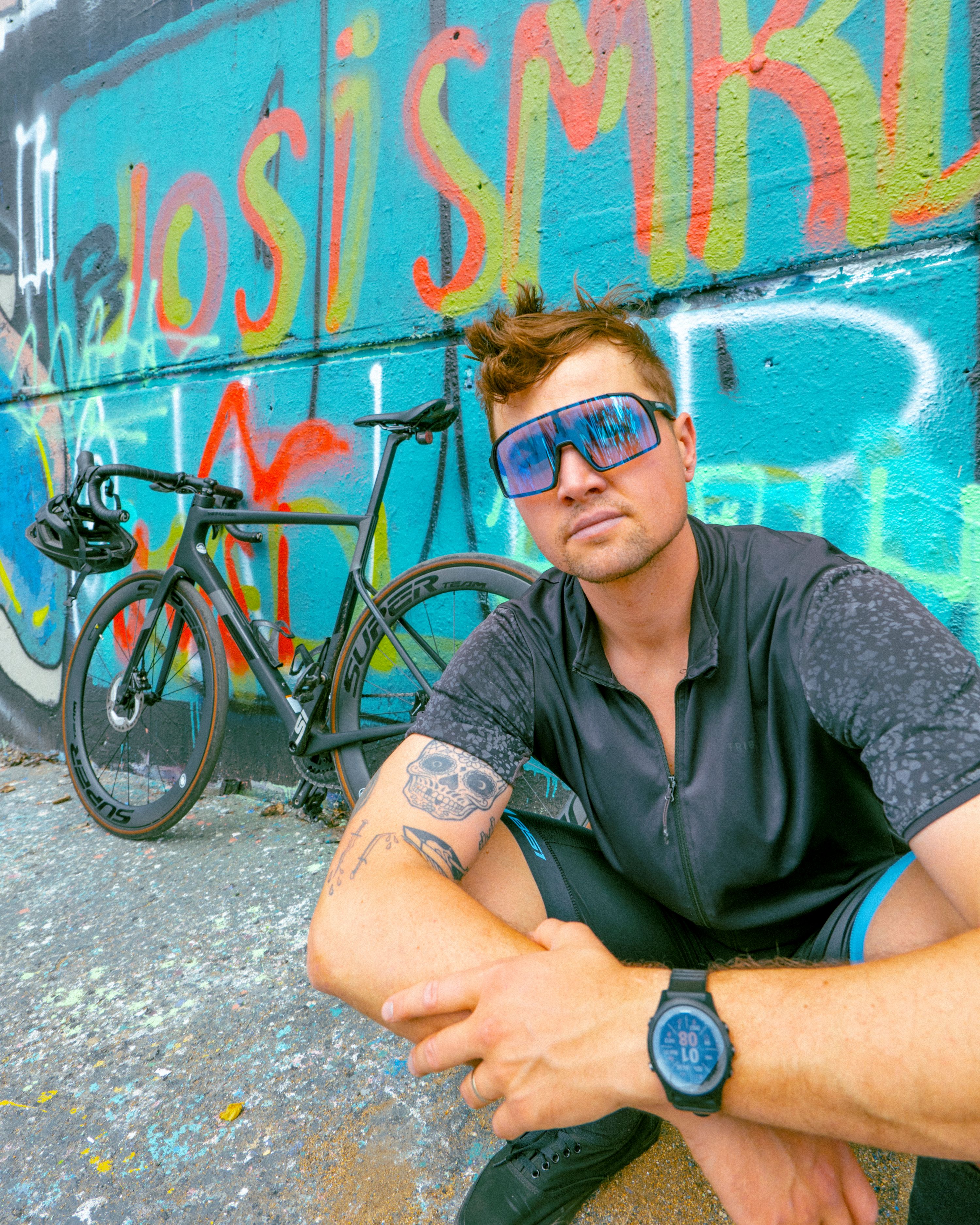 Eagle Elite Black Blue cyklistické brýle